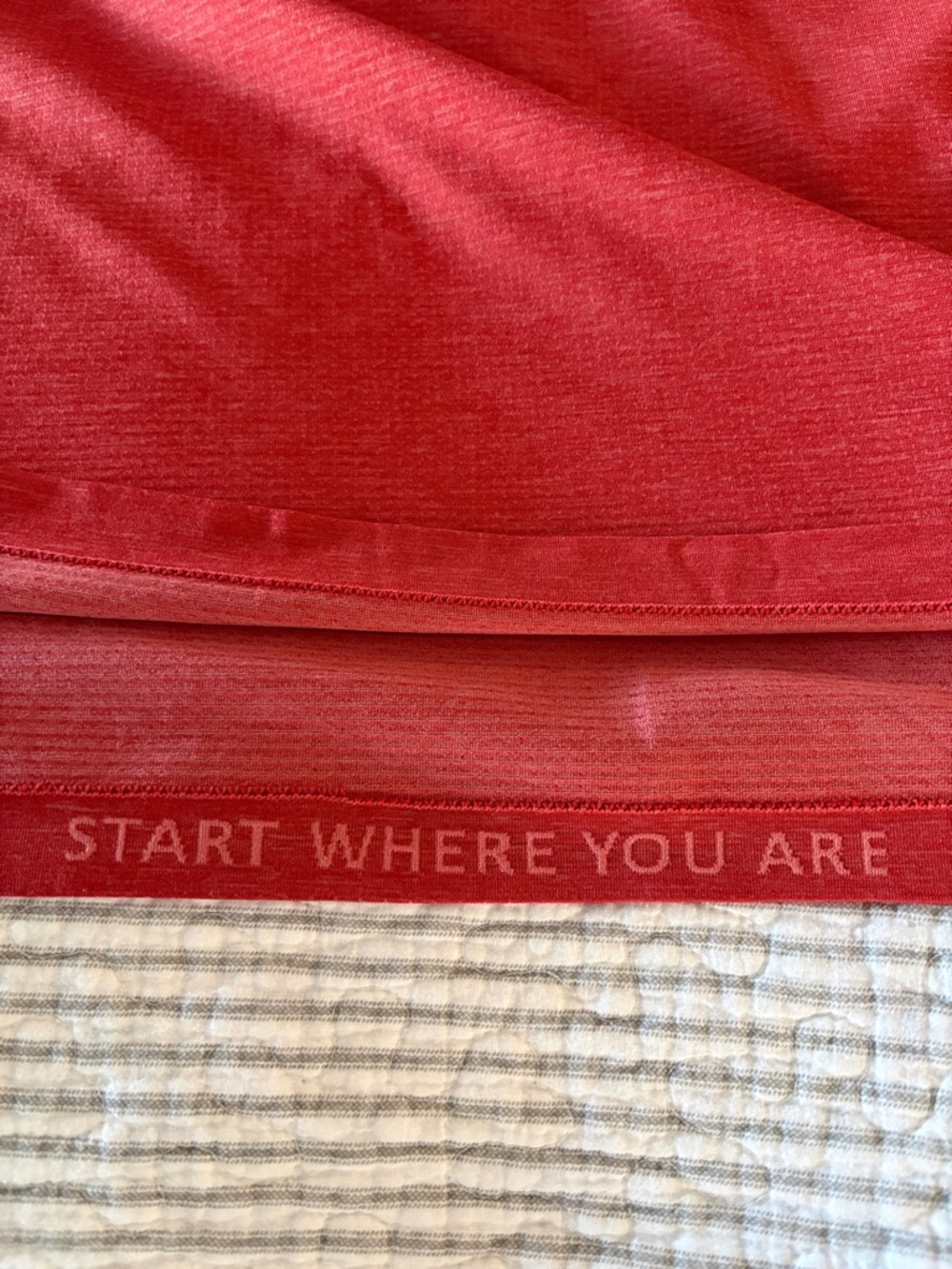 Lululemon Metal Vent Tech Short Sleeve ~ 2XL ~ Rustic Coral / Dare Devil - Picture 7 of 11